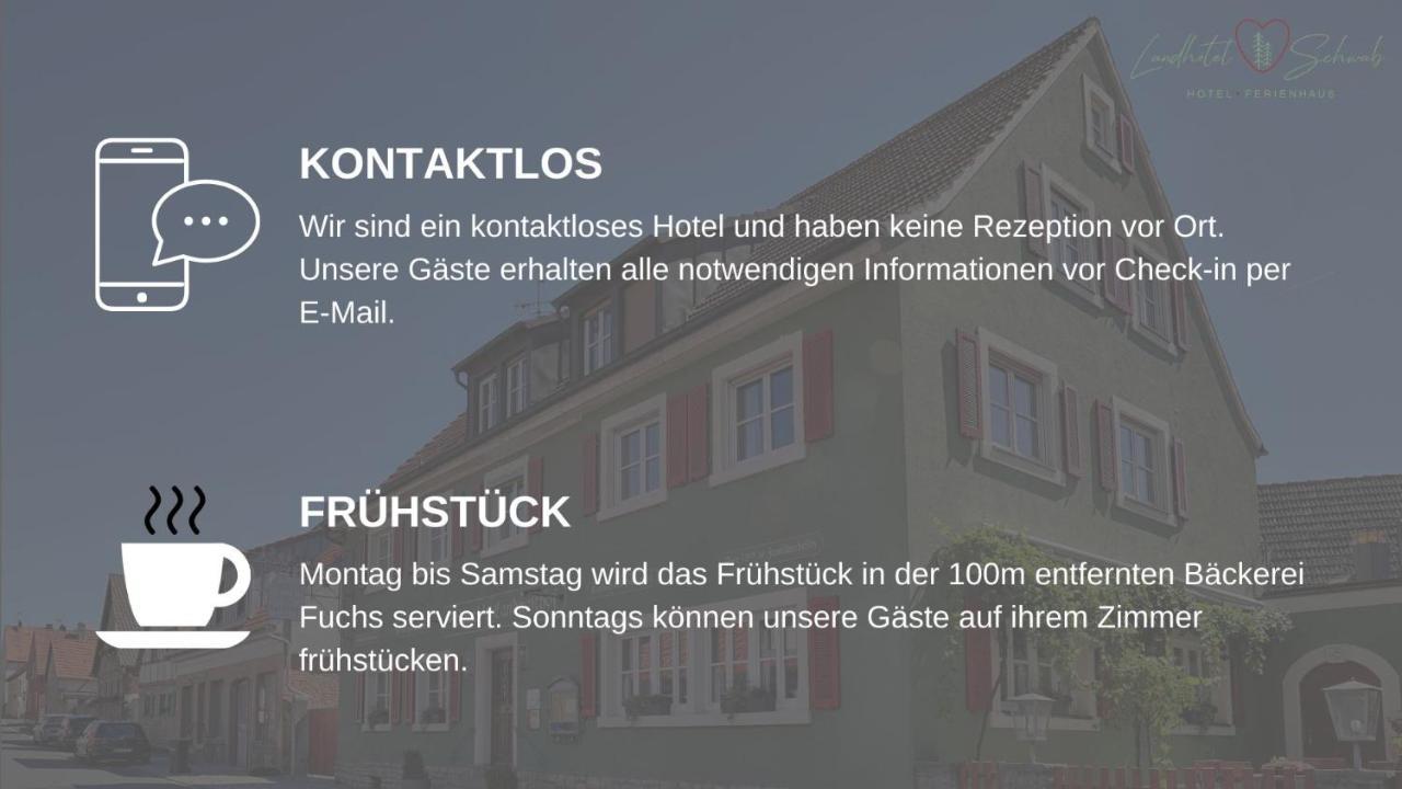 Landhotel Schwab - By Homekeepers Schwarzach am Main Esterno foto